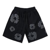 Denim Tears Y2K American Street Hip-Hop Trendy Shorts – Women's Athletic Shorts / Fashion Print Men's Shorts, Plus Size, Lo...