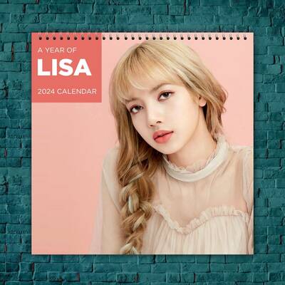 Lisa Calendar 2024 | Lisa 2024 Celebrity Wall Calendar | Blackpink Calendar 2024