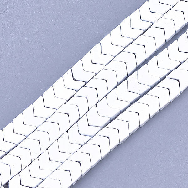 Spray Painted Non-magnetic Synthetic Hematite Beads Strands
