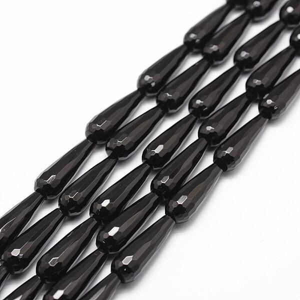 Natural Black Onyx Beads Strands