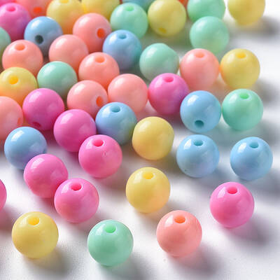 Opaque Acrylic Beads