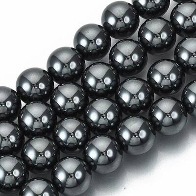 Non-magnetic Synthetic Hematite Beads Strands
