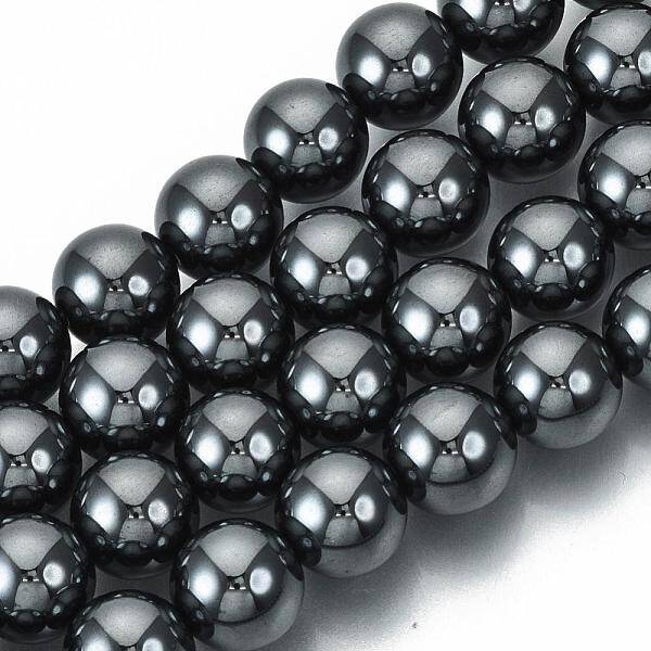 Non-magnetic Synthetic Hematite Beads Strands