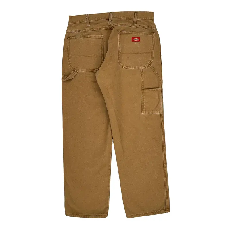 Dickies Carpenter Trousers - 34? Waist Brown Cotton