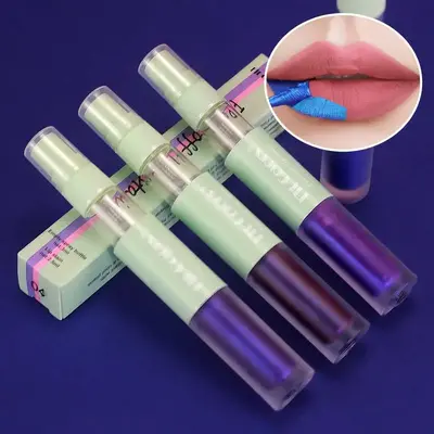 Long Lasting Tear-pull Lip Gloss, 1 Box Matte Finish Lip Stain, Non-stick Cup Lipstick, for All Occasions Lip Makeup, Christm...