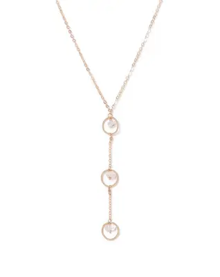 Tre Amos Necklace | Metal Color: Gold