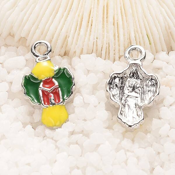 Christmas Decoration Alloy Enamel Pendants
