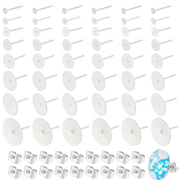 316 Surgical Stainless Steel Stud Earring Findings