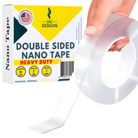 Double Sided Tape Heavy Duty Mounting Tape Two Sided Adhesive for Wall Hanging Decor Posters - 1 Roll, 10 Feet