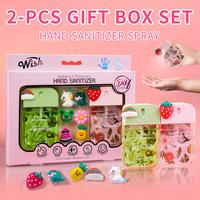 Wish Gift Box Set Power Mist Hydrating Hand Sanitizer Spary Fragrance，each 1.5 fl.oz，Cute and Portable，leaves hands san...