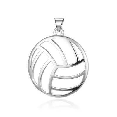Agato Silver Pendant Volleyball AGH735