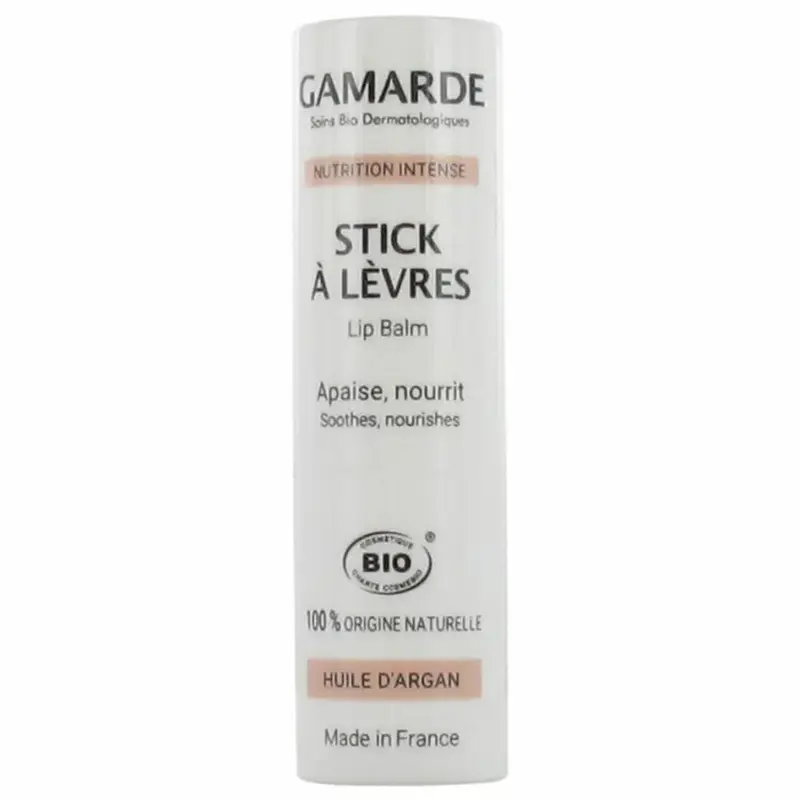 Gamarde Intense nutrition stick Lip balm Argan oil Coconut