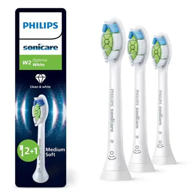 Philips Sonicare Toothbrush Heads White Optimal White W2 HX6063/87 x2+1