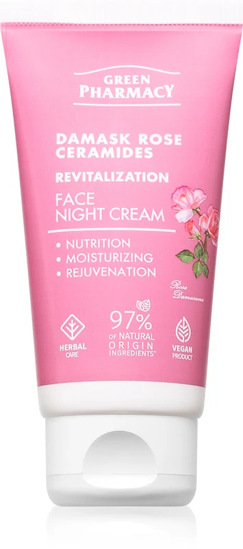 Green Pharmacy Damask Rose & Ceramides Night Face Cream 50 ml
