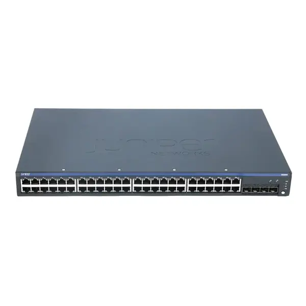 Juniper EX2200-48T-4G | EX2200 Series 48 x Ports 10/100/1000Base-T + 4 x SFP Uplink Ports Layer 3 Managed 1U Rack-mountable G...