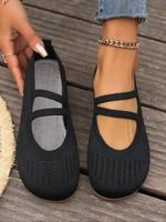 Women's Solid Color Ballerina Flats Shoes, Casual Trendy Flats, Lightweight Easy To Wear Shoes for Women & Girls, Running, Wa...