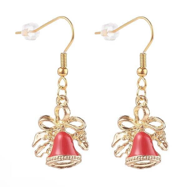 Alloy Enamel Dangle Earrings
