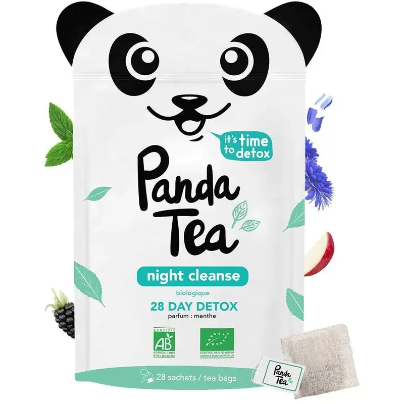 Panda Tea - Night Cleanse - Detox Infusion - ORGANIC - 28 sachets