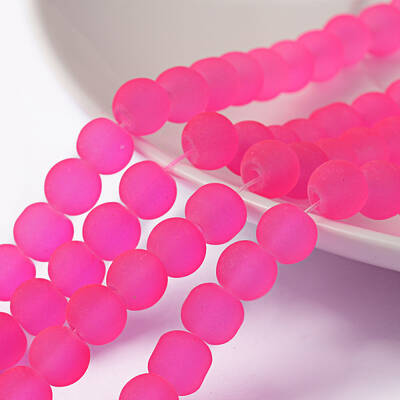 Transparent Glass Bead Strands