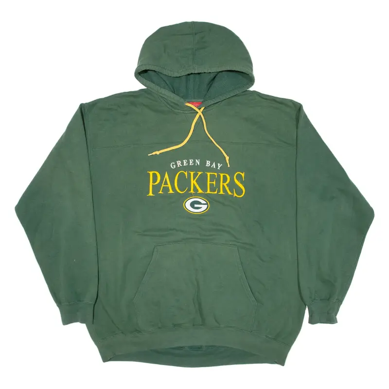 NFL Green Bay Packers Mens Green Hoodie USA 2XL