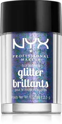 NYX Professional Makeup Glitter Face and Body Glitter Color 11 Violet 2.5 g