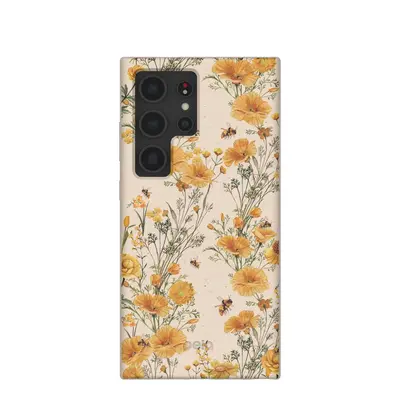 Seashell Vintage Bee Samsung Galaxy S24 Ultra Case