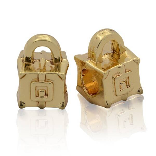 Nickel Free & Lead Free Golden Alloy European Beads