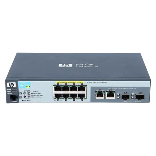J9298AN HP 2520-8G-PoE 10-Port + 2-Port SFP Layer 2 Switch
