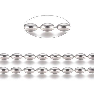 Non-Tarnish 304 Stainless Steel Ball Chains