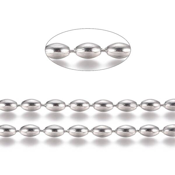 Non-Tarnish 304 Stainless Steel Ball Chains