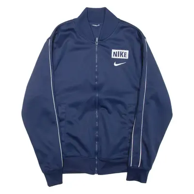 NIKE Mens Track Jacket Blue M