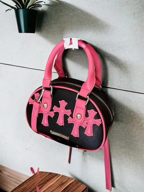 Women's Cute Y2K Handbag & Crossbody Bag As Gift, Trendy Summer Bag Set, Retro Large Capacity Handbag, Chic All-match Commute...