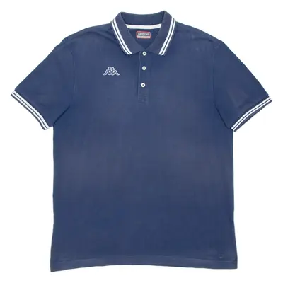 KAPPA Mens Polo Shirt Blue 2XL