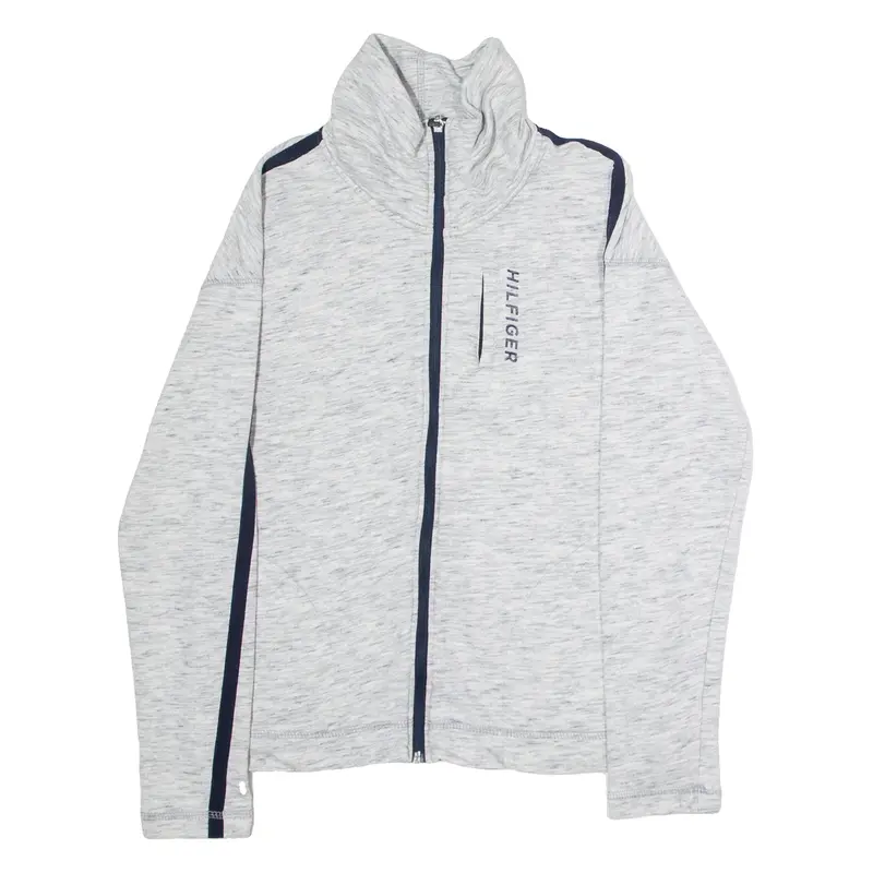 TOMMY HILFIGER Womens Track Jacket Grey S