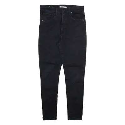 LEVI'S Mile High Big E Womens Jeans Black Slim Skinny W30 L28