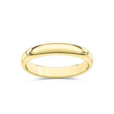 Veda Wedding Band | 18K Yellow Gold 3mm