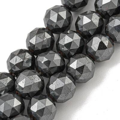 Non-magnetic Synthetic Hematite Beads Strands