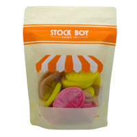 Bubs Swedish Candy - Sweet Bubs Mix - 1/2 Pound - Strawberry Pomegranate Ovals /Snack Soft Chewy Bonbon Candies Bonbon Candie...