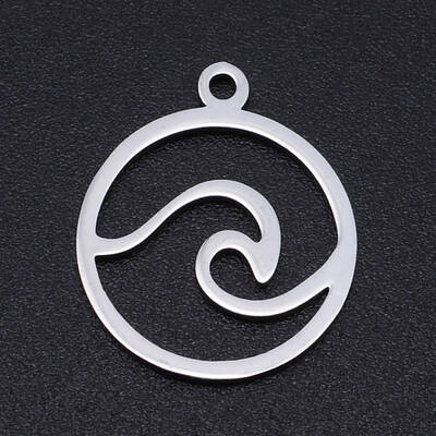 Non-Tarnish 201 Stainless Steel Laser Cut Pendants