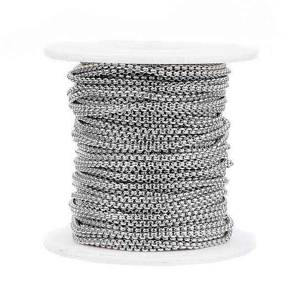 Tarnish Resistant 304 Stainless Steel Box Chains