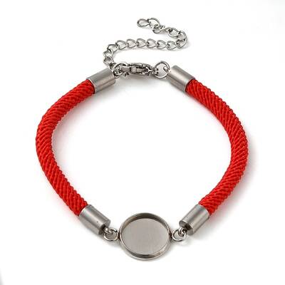 Milan Cord & 304 Stainless Steel Bracelets Making