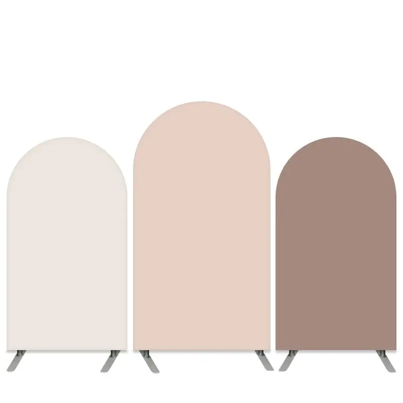 Aperturee Pure Pink Yellow Double Side Birthday Arch Backdrop Kit | Wedding Arch Backdrop | Custom Arched Wall Covers | Circl...