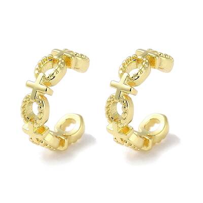 Rack Plated Brass Cuff Earring