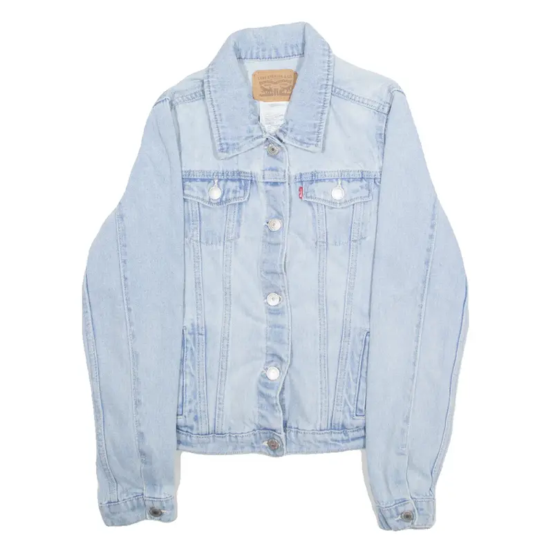 LEVI'S Girls Denim Jacket Blue XL