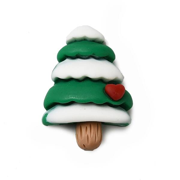 Christmas Theme Opaque Resin Cabochons