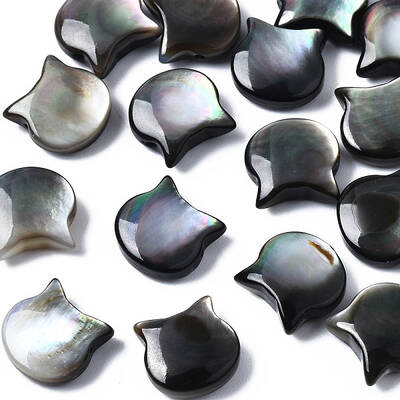 Natural Black Lip Shell Beads