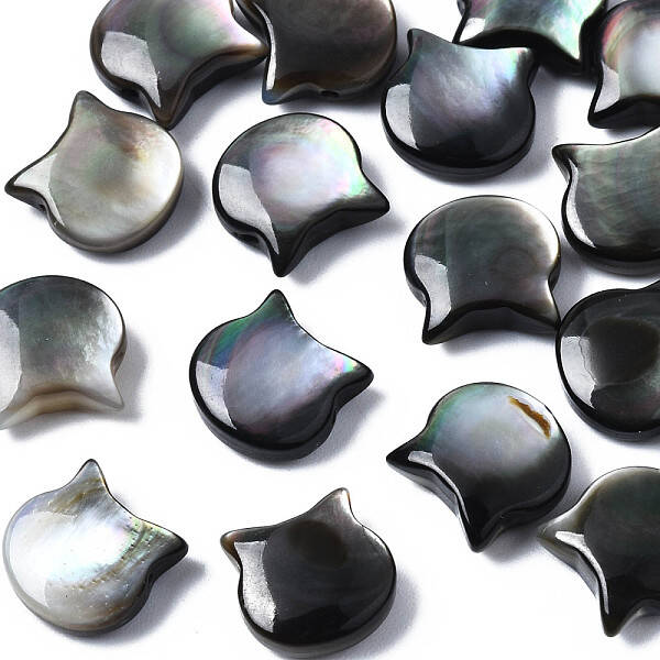Natural Black Lip Shell Beads