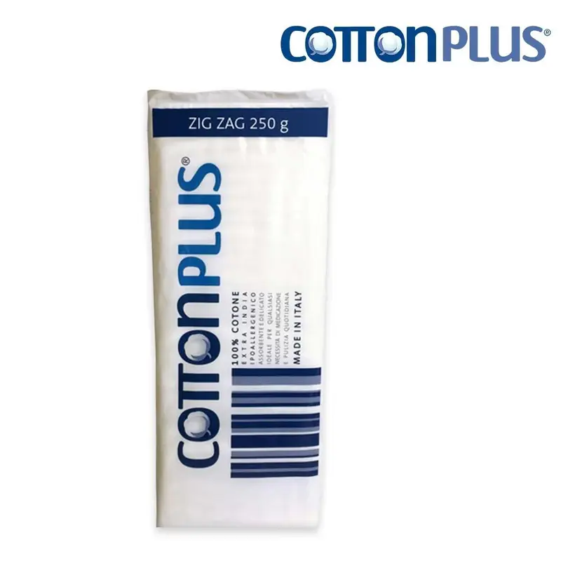 Cotton Plus Zig Zag 250 Gr Carded Absorbent Cotton