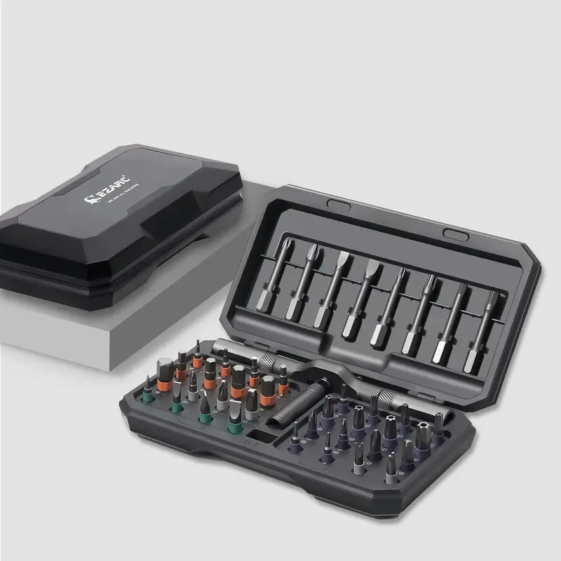 EZARC Precision Ratchet Magnetic Screwdriver Set, Home Repair Tool Kit for Furniture Bicycle Computer Electronics Maintenance...