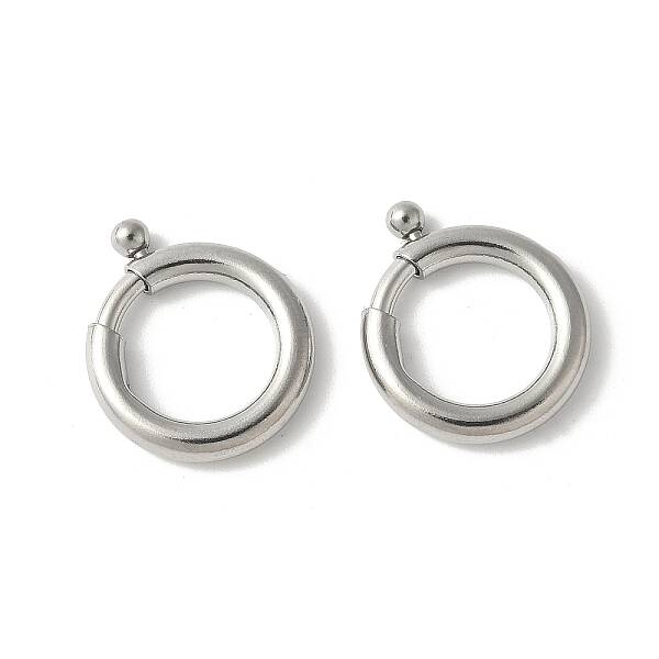316 Surgical Stainless Steel Spring Gate Rings